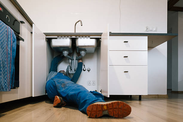 Professional Emergency Plumber technician working in Nutley, NJ